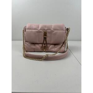 Topshop Pink Quilted Shoulder Bag with Gold‎ Chain Strap